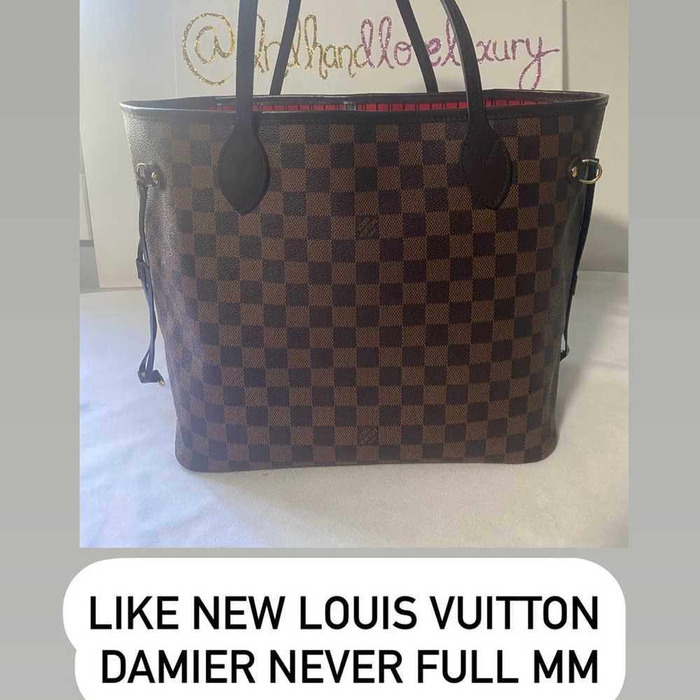 Louis Vuitton Damier Ebene Tote - Brown and Black